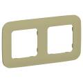 FLITE Рамка 2-местная РУ-2-А-ФлО оливковый IEK