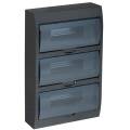 KREPTA 3 Корпус пластиковый ЩРН-П-36 IP41 черный IEK