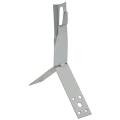 Держатель проводника круглого 6-8мм для конька h=100мм оцинкованная сталь IEK