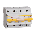 Выключатель автоматический ВА47-100 4Р 80А 10кА х-ка D, IEK MVA40-4-080-D