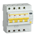 Автомат дифференциальный АД14S 4Р 40А 100мА, IEK MAD13-4-040-C-100
