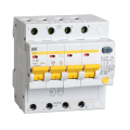 Автомат дифференциальный АД14 4Р 40А 300мА, IEK MAD10-4-040-C-300