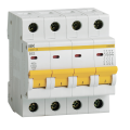 Выключатель автоматический ВА47-29 4P 63А 4,5кА х-ка В, IEK MVA20-4-063-B