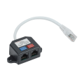 Разветвитель (Y-адаптер) кат.5Е 1RJ45-2xRJ45, белый, ITK CS7-1C5EU-Y2-1