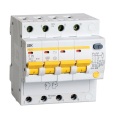 Автомат дифференциальный АД14 4Р 25А 300мА, IEK MAD10-4-025-C-300