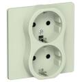 FLITE Розетка 2-местная с заземлением без защитных шторок 16А РС12-0-К-ФлП панг IEK