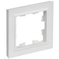 BRITE Рамка 1-местная РУ-1-БрАБ арктический белый IEK