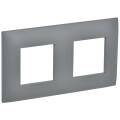 SKANDY Рамка 2-местная SK-F02Gr серый IEK