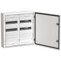 TITAN 5 Корпус металлический ЩРн-72 (2х36) 585х570х140мм IP54 белый (одна дверь) IEK