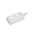 Удлинитель 2 места, 2Р/1,5 м, 2х0,75мм2, 10А/250В, IEK WYP10-06-02-01-N