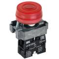 Кнопка управления LA167-BP42 d=22мм 1NC красная IEK