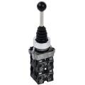 Джойстик LA167-PA24 на 4 положения 4NO без фиксации черный IEK