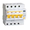 Автомат дифференциальный АД14 4Р 6А 10мА, IEK MAD10-4-006-C-010