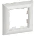 BRITE Рамка 1-местная РУ-1-Бр белый/белый IEK