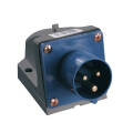 Вилка стационарная ССИ-513, 16А, 200-250В, 2P+PE, IP44, IEK PSR51-016-3