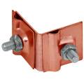 Держатель проводника круглого 6-10мм для фальца угловой h=40мм медь IEK