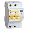 Автомат дифференциальный АД12М 2Р С40 30мА, IEK MAD12-2-040-C-030