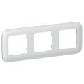 FLITE Рамка 3-местная РУ-3-А-ФлЖ жемчуг IEK