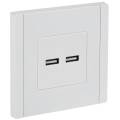 FORTE&PIANO Розетка USB A+A 3,1А FP249 белый IEK