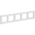 BRITE Рамка 5-местная РУ-5-БрАБ арктический белый IEK
