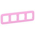 FLITE Рамка 4-местная РУ-4-А-ФлПр пурпурный IEK