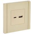 FORTE&PIANO Розетка USB A+C 18Вт FP451 ваниль IEK