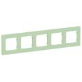 FLITE Рамка 5-местная РУ-5-К-ФлФ фисташковый IEK