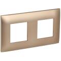 SKANDY Рамка 2-местная SK-F02Sa песочный IEK