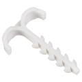 Дюбель-хомут Т-образный 4-12мм нейлон белый (25шт/упак) IEK