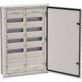 TITAN 5 Корпус металлический ЩРв-120 (2х60) 880х625х130мм IP31 серый (одна дверь) IEK