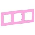 FLITE Рамка 3-местная РУ-3-К-ФлПр пурпурный IEK