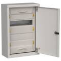 TITAN 5 Корпус металлический ЩРн-24 (1х24) 460х310х140мм IP31 серый (одна дверь) IEK
