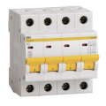 Выключатель автоматический ВА47-29 4Р 2А 4,5кА х-ка D, IEK MVA20-4-002-D