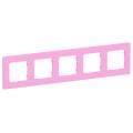 FLITE Рамка 5-местная РУ-5-К-ФлПр пурпурный IEK