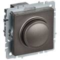 BRITE Светорегулятор поворотно-нажимной 600Вт СС10-1-0-БрТБ темная бронза IEK