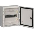 TITAN 5 Корпус металлический ЩРн-12 (1х12) 335х310х140мм IP54 серый (одна дверь) IEK
