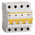 Выключатель автоматический ВА47-29 4Р 5А 4,5кА х-ка D, IEK MVA20-4-005-D