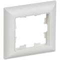 BRITE Рамка 1-местная РУ-1-БрАБ арктический белый/белый IEK