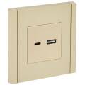 FORTE&PIANO Розетка USB A+C 3,1А FP450 ваниль IEK