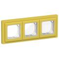 FLITE Рамка 3-местная IP55 Рпро-3-55-ФлЖК желтый карри IEK