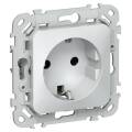 FLITE Розетка с заземлением без защитных шторок 16А РС11-0-ФлЖ жемчуг IEK
