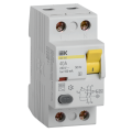 Выключатель дифференциальный ВД1-63S 2Р 40А 100мА, IEK MDV12-2-040-100
