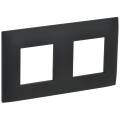 SKANDY Рамка 2-местная SK-F02G графит IEK