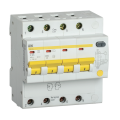 Автомат дифференциальный АД14S 4Р 63А 100мА, IEK MAD13-4-063-C-100