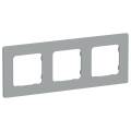 FLITE Рамка 3-местная РУ-3-К-ФлС серый IEK