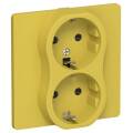 FLITE Розетка 2-местная с заземлением с защитными шторками безвинтовое крепление 16А РСш12-1-К-ФлЖК 