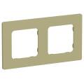 FLITE Рамка 2-местная РУ-2-К-ФлО оливковый IEK