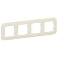 FLITE Рамка 4-местная РУ-4-А-ФлСл сливочный IEK