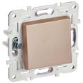 SKANDY Выключатель 1-клавишный кнопочный 10А SK-V14Sa песочный IEK
