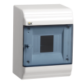 Корпус пластиковый ЩРН-П-4 модуля навесной, белый, IP41, IEK MKP82-N-04-41-20